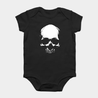 Human skull Baby Bodysuit